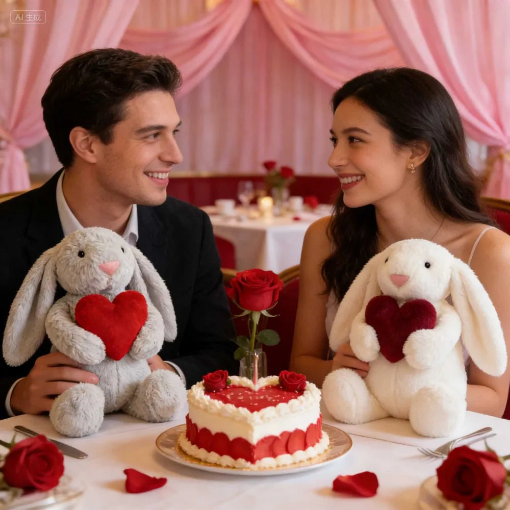 Heart Bunny Plush